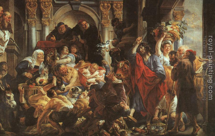 Jacob Jordaens : Christ Driving the Merchants from the Temple